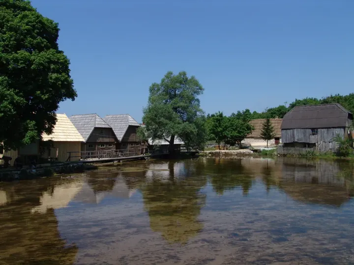 Majerovo vrilo spring and mills on the Gacka
