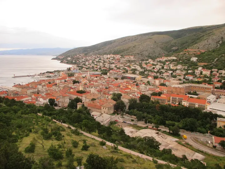 Senj panorama viewed from Nehaj fortress