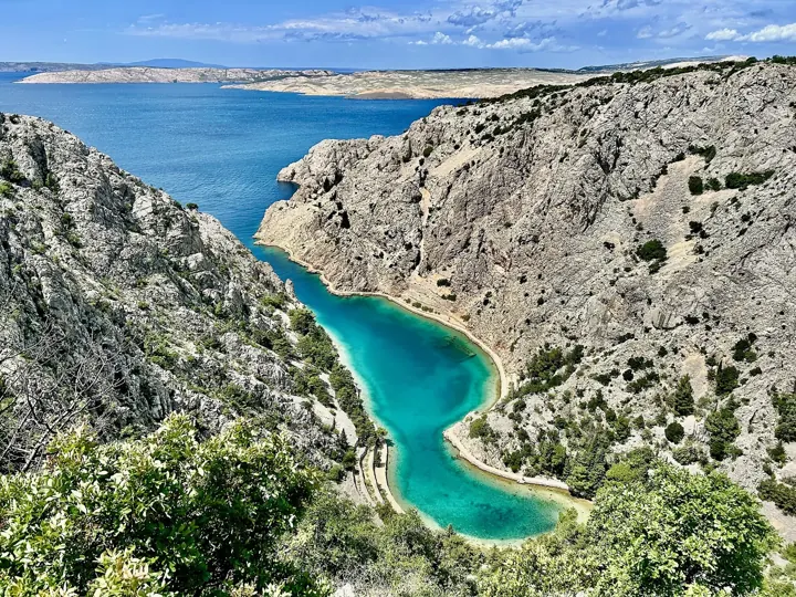 Zavratnica bay above Jablanac
